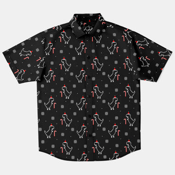 Xmas Dinosaur Hawaiian Shirt